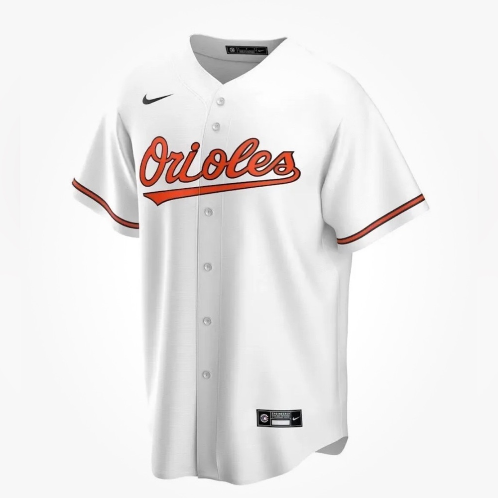 Nike Authentic Baltimore Orioles MLB Baseball White Jersey Men’s Size: L - Picture 1 of 6
